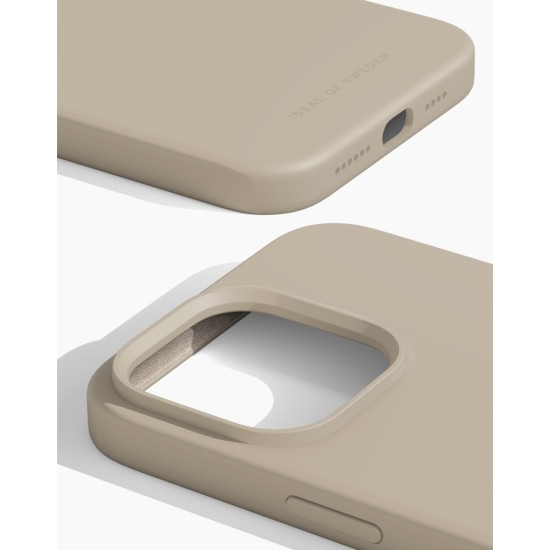 iDeal of Sweden Silicone SI23 Back Case priekš Apple iPhone 14 Pro Max - Beige - silikona aizmugures apvalks / bampers-vāciņš