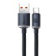 Baseus 2M Glimmer PD 100W Fast Charging USB to Type-C cable - Balts - Type-C lādēšanas un datu kabelis / vads
