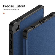 Dux Ducis Domo series priekš Samsung Galaxy Tab S7 T870 / T875 / Tab S8 X700 / X706 - Tumši Zils - sāniski atverams maciņš ar magnētu un stendu