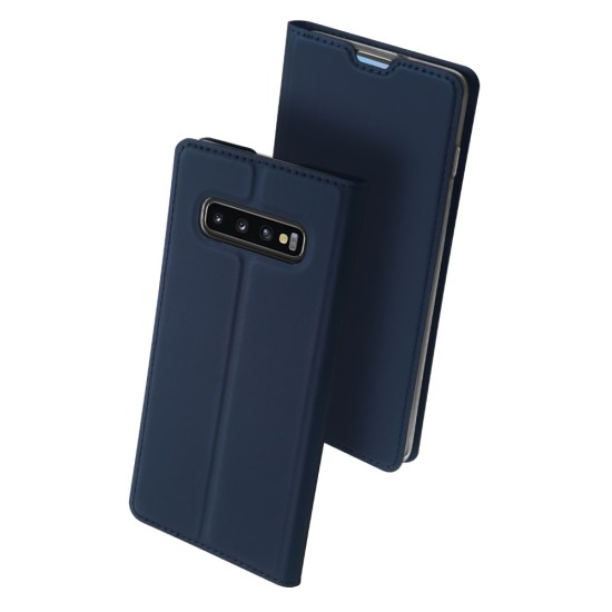 Dux Ducis Skin Pro series priekš Samsung Galaxy S8 G950 - Tumši Zils - sāniski atverams maciņš ar magnētu un stendu (ādas maks, grāmatiņa, leather book wallet case cover stand)