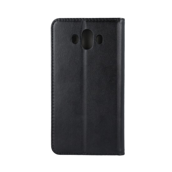 Smart Magnetic Case priekš Xiaomi Redmi Note 12s - Melns - sāniski atverams mākslīgas ādas maciņš ar stendu