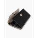 iDeal of Sweden Cassette AW21 Clutch priekš Apple iPhone 13 - Midnight Leopard - mākslīgās ādas grāmatveida maks rokassomas veidā ar siksniņu