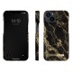 iDeal of Sweden Fashion SS20 Back Case priekš Apple iPhone 13 - Golden Smoke Marble - plastikāta aizmugures apvalks ar iebūvētu metālisku plāksni / bampers-vāciņš