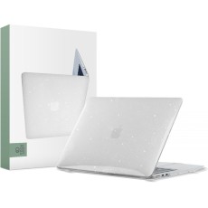 Tech-Protect Smartshell Protective Case priekš Apple MacBook Air 15-inch M2 (2023) A2941 / M3 (2024) A3114 - Caurspīdīgs / Spīdumi - plastikas no abām pusēm apvalks / maciņš