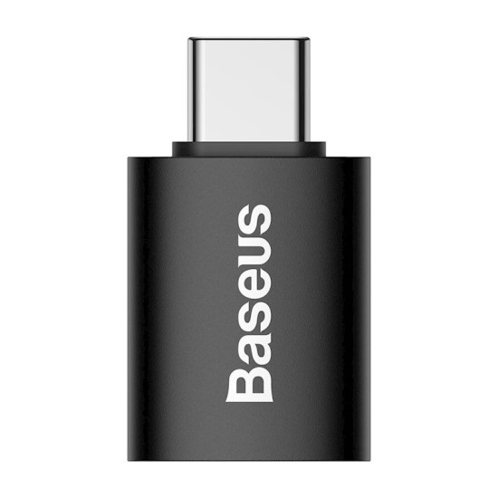 Baseus USB 3.1 OTG Female to Type-C Male - Melns - USB adapteris telefoniem vai planšetdatoriem ar Type-C ieeju / konektoru