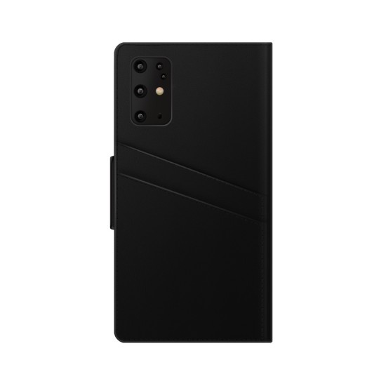 iDeal of Sweden Atelier AW21 Wallet Case priekš Samsung Galaxy S20 Plus 5G G986 - Intense Black - mākslīgās ādas sāniski atverams maciņš ar bamperu uz magnēta