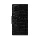iDeal of Sweden Atelier AW20 Wallet Case priekš Samsung Galaxy S20 Ultra 5G G988 - Neo Noir Croco - mākslīgās ādas sāniski atverams maciņš ar bamperu uz magnēta