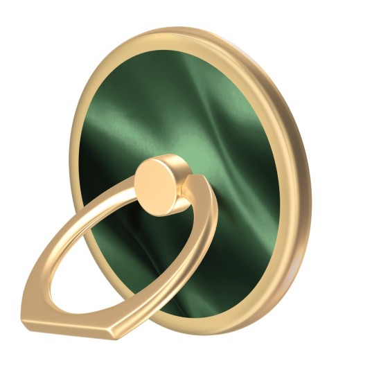 iDeal of Sweden Magnetic Ring Mount - Emerald Satin - Universāls magnētisks gredzens-turētājs telefonam