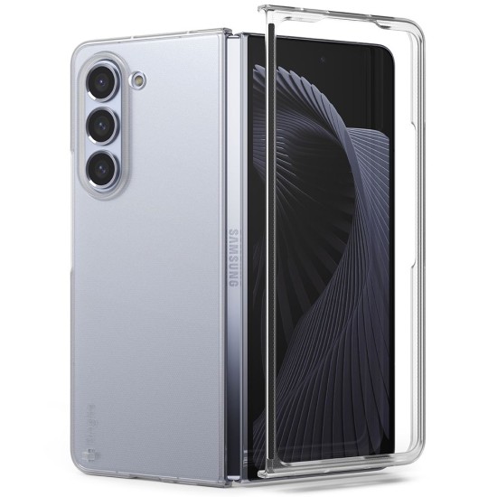 Ringke Slim Case (Upper Cover / Lower Cover) priekš Samsung Galaxy Fold5 5G - Caurspīdīgs - plastikas aizmugures apvalks / vāciņš