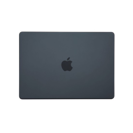 Tech-Protect Smartshell Protective Case priekš Apple MacBook Air 15-inch M2 (2023) A2941 - Melns - matēts plastikas no abām pusēm apvalks / maciņš