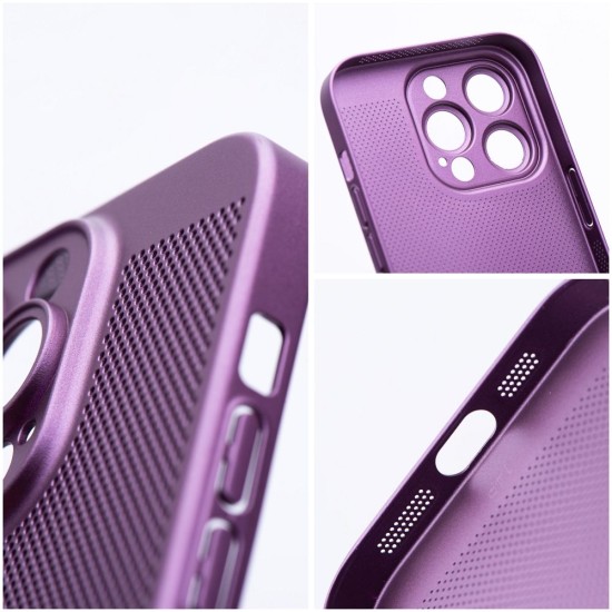 Breezy Back Case priekš Samsung Galaxy A14 4G A145 / A14 5G A146 - Violets - plastikāta aizmugures apvalks / bampers-vāciņš