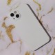 Matt TPU Back Case priekš Apple iPhone 14 - Balts - matēts silikona aizmugures apvalks / bampers-vāciņš