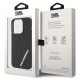 Karl Lagerfeld 3D Rubber Multi Logo series Back Case KLHCP15X3DMKRLK priekš Apple iPhone 15 Pro Max - Melns - silikona-plastikāta aizmugures apvalks / bampers-vāciņš