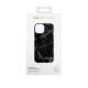 iDeal of Sweden Fashion Back Case priekš Apple iPhone 15 - Black Thunder Marble - plastikāta aizmugures apvalks ar iebūvētu metālisku plāksni / bampers-vāciņš
