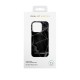 iDeal of Sweden Fashion Back Case priekš Apple iPhone 15 Pro - Black Thunder Marble - plastikāta aizmugures apvalks ar iebūvētu metālisku plāksni / bampers-vāciņš