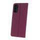 Smart Soft Book Case priekš Samsung Galaxy A34 5G A346 - Bordo - sāniski atverams maciņš ar stendu / grāmatveida maks