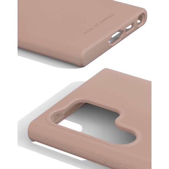 iDeal of Sweden Silicone Back Case priekš Samsung Galaxy S23 Ultra 5G S918 - Blush Pink - silikona aizmugures apvalks / bampers-vāciņš