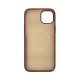 iDeal of Sweden Silicone MagSafe Back Case priekš Apple iPhone 15 Plus - Dark Amber - silikona aizmugures apvalks / bampers-vāciņš