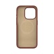 iDeal of Sweden Silicone MagSafe Back Case priekš Apple iPhone 15 Pro - Dark Amber - silikona aizmugures apvalks / bampers-vāciņš