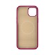 iDeal of Sweden Silicone MagSafe Back Case priekš Apple iPhone 15 Plus - Magenta - silikona aizmugures apvalks / bampers-vāciņš