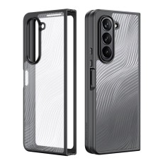 Dux Ducis Aimo Back Case priekš Samsung Galaxy Fold5 5G - Caurspīdīgs / Melns - triecienizturīgs silikona aizmugures apvalks / bampers-vāciņš
