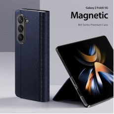 Dux Ducis Bril Case priekš Samsung Galaxy Fold5 5G - Melns - sāniski atverams maciņš