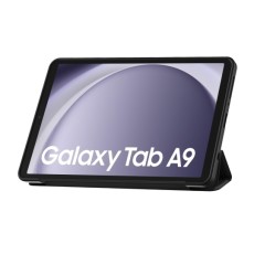 Tech-Protect Smart Case priekš Samsung Galaxy Tab A9 X110 / X115 / A11 X133 / X135 - Melns - sāniski atverams maciņš ar magnētu un stendu