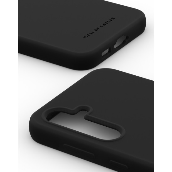 iDeal of Sweden Silicone Back Case priekš Samsung Galaxy S23 FE S711 - Black - silikona aizmugures apvalks / bampers-vāciņš