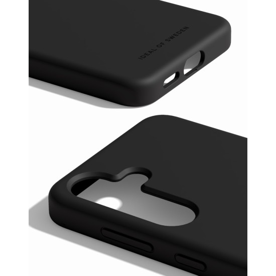 iDeal of Sweden Silicone Back Case priekš Samsung Galaxy S24 5G - Black - silikona aizmugures apvalks / bampers-vāciņš