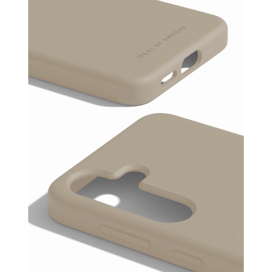 iDeal of Sweden Silicone Back Case priekš Samsung Galaxy S24 5G - Beige - silikona aizmugures apvalks / bampers-vāciņš