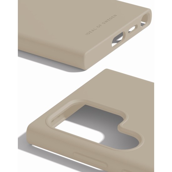 iDeal of Sweden Silicone Back Case priekš Samsung Galaxy S24 Ultra 5G - Beige - silikona aizmugures apvalks / bampers-vāciņš