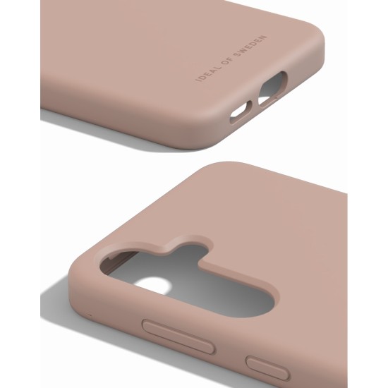 iDeal of Sweden Silicone Back Case priekš Samsung Galaxy S24 5G - Blush Pink - silikona aizmugures apvalks / bampers-vāciņš