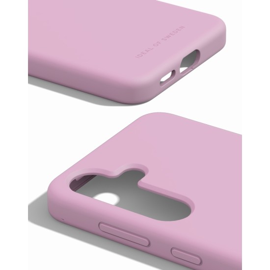 iDeal of Sweden Silicone Back Case priekš Samsung Galaxy S24 5G - Bubblegum Pink - silikona aizmugures apvalks / bampers-vāciņš