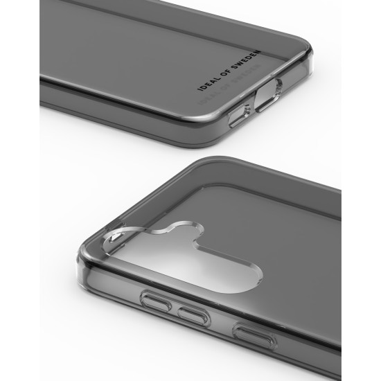 iDeal of Sweden Clear Back Case priekš Samsung Galaxy S24 Plus 5G - Tinted Black - silikona aizmugures apvalks / bampers-vāciņš