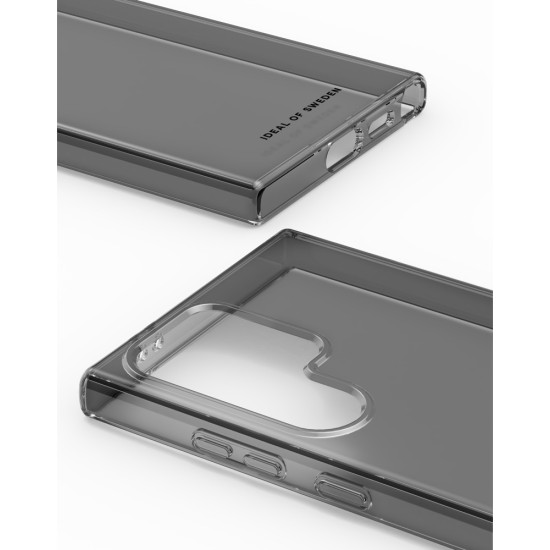 iDeal of Sweden Clear Back Case priekš Samsung Galaxy S24 Ultra 5G - Tinted Black - silikona aizmugures apvalks / bampers-vāciņš