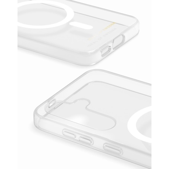iDeal of Sweden Clear MagSafe Back Case priekš Samsung Galaxy S24 5G - Clear - silikona aizmugures apvalks / bampers-vāciņš