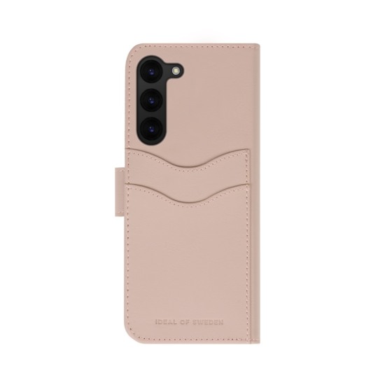 iDeal of Sweden Magnet Wallet+ Case priekš Samsung Galaxy S24 Ultra 5G - Pink - mākslīgās ādas sāniski atverams maciņš ar bamperu uz magnēta