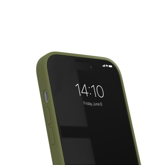 iDeal of Sweden Silicone Back Case priekš Apple iPhone 14 Pro Max - Khaki - silikona aizmugures apvalks / bampers-vāciņš
