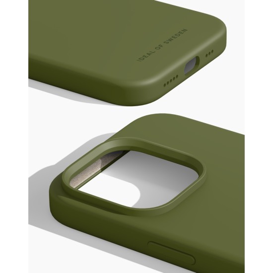 iDeal of Sweden Silicone Back Case priekš Apple iPhone 14 Pro - Khaki - silikona aizmugures apvalks / bampers-vāciņš