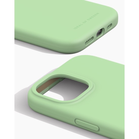 iDeal of Sweden Silicone SI23 Back Case priekš Apple iPhone 15 - Mint - silikona aizmugures apvalks / bampers-vāciņš