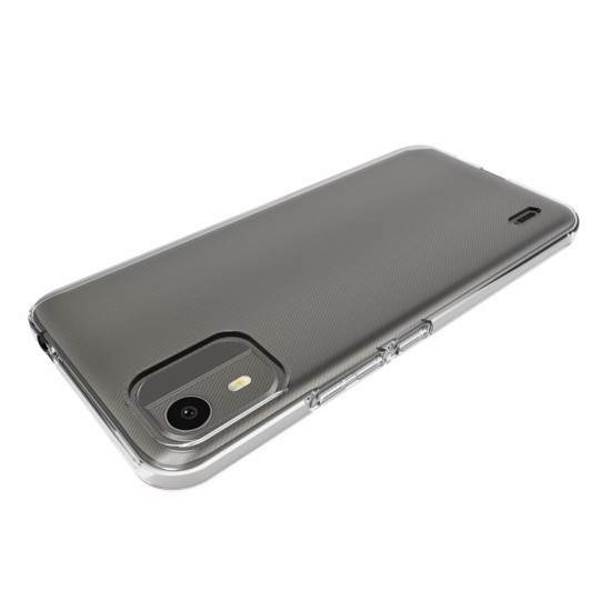 Clear TPU Watermark-Free Protective Back Case priekš Nokia C12 - Caurspīdīgs - silikona aizmugures apvalks / bampers-vāciņš
