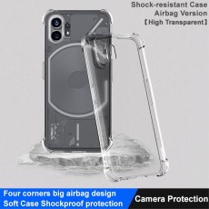 Imak Anti-Drop Soft TPU Back Case priekš Nothing Phone (2) - Caurspīdīgs - triecienizturīgs silikona aizmugures apvalks / bampers-vāciņš