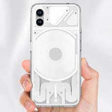 Anti-Drop Shockproof Crystal Clear Back Case priekš Nothing Phone (1) - Caurspīdīgs - silikona aizmugures apvalks / bampers-vāciņš