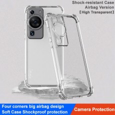 Imak Anti-Shock TPU Back Case priekš Huawei P60 / P60 Pro - Caurspīdīgs - triecienizturīgs silikona aizmugures apvalks / bampers-vāciņš