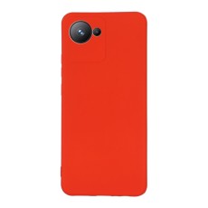 Liquid Silicone Shockproof Back Case with Strap priekš Honor 90 5G - Sarkans - silikona aizmugures apvalks ar auklu / bampers-vāciņš