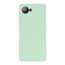 Liquid Silicone Shockproof Back Case with Strap для Honor 90 Lite 5G - Зелёный - силиконовая накладка с шнурком / бампер-крышка