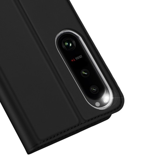 Dux Ducis Skin Pro series для Huawei Honor 90 Lite 5G - Чёрный - чехол-книжка с магнитом и стендом / подставкой