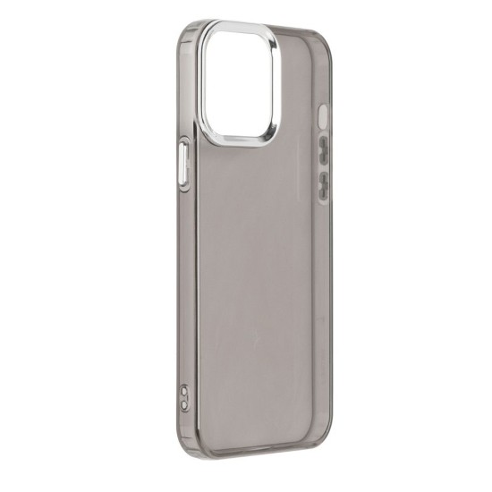 Pearl Back Case priekš Apple Iphone 14 Pro - Melns - silikona-plastikas aizmugures apvalks / bampers-vāciņš