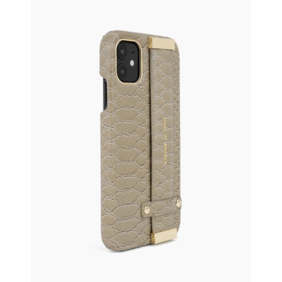 iDeal of Sweden Statement AW20 Back Case priekš Apple iPhone 11 - Arizona Snake - mākslīgās ādas aizmugures apvalks ar iebūvētu metālisku plāksni / bampers-vāciņš