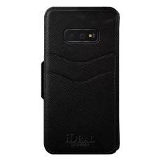 iDeal of Sweden Fashion Wallet Case priekš Samsung Galaxy S10e / S10e EE G970 - Black - mākslīgās ādas sāniski atverams maciņš ar bamperu uz magnēta